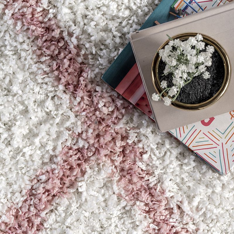 nuLOOM Tess Trellis Shag Area Rug