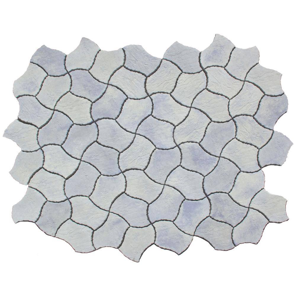 Nantucket Pavers Berkshire 13 in. x 19 in. Gray Variegated Irregular Paver Kit (60-Pieces per Pallet) 21902