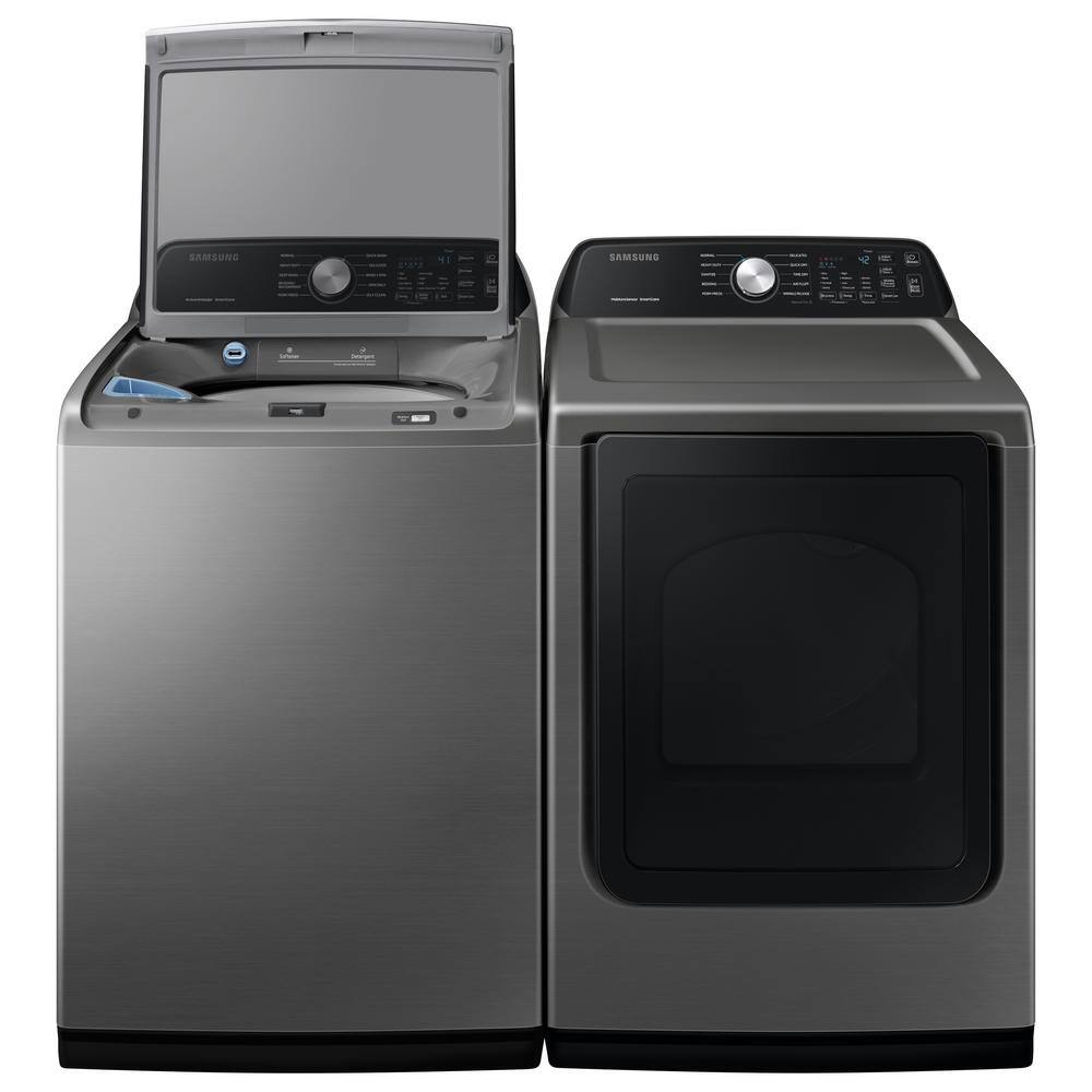  7.4 cu. ft. Vented Electric Dryer with Sensor Dry in Platinum DVE45T3400P