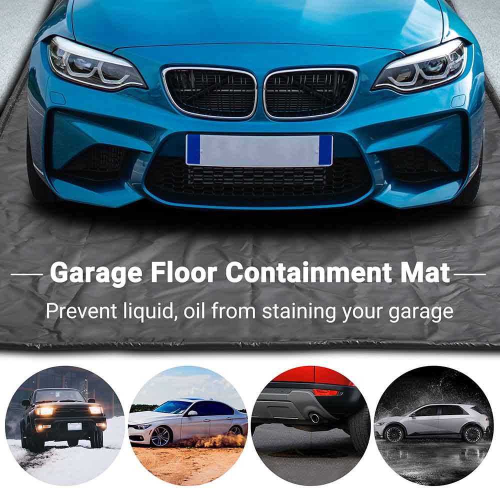 Yescom Garage Floor Containment Mat for Snow 7.8x16ft