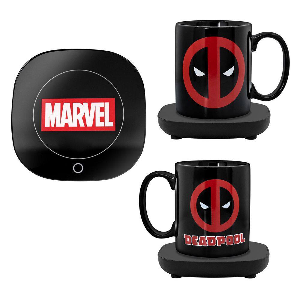 Uncanny Brands Marvel's Single-Cup Deadpool Red Coffee Mug with Warmer for Your Drip Coffee Maker MW1-MVX-DEA