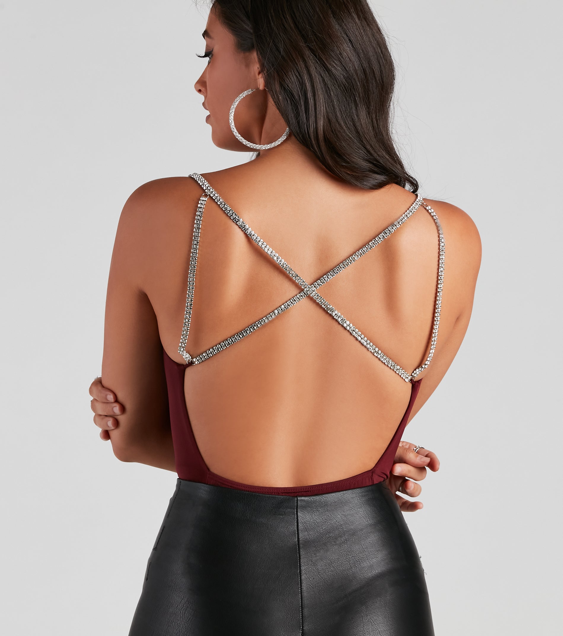 All That Glistens Cowl Neck Bodysuit