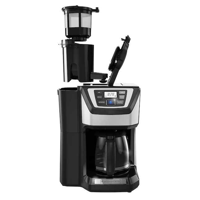 BLACK+DECKER 12-Cup Black/Stainless Residential Drip Coffee Maker， CM5000B