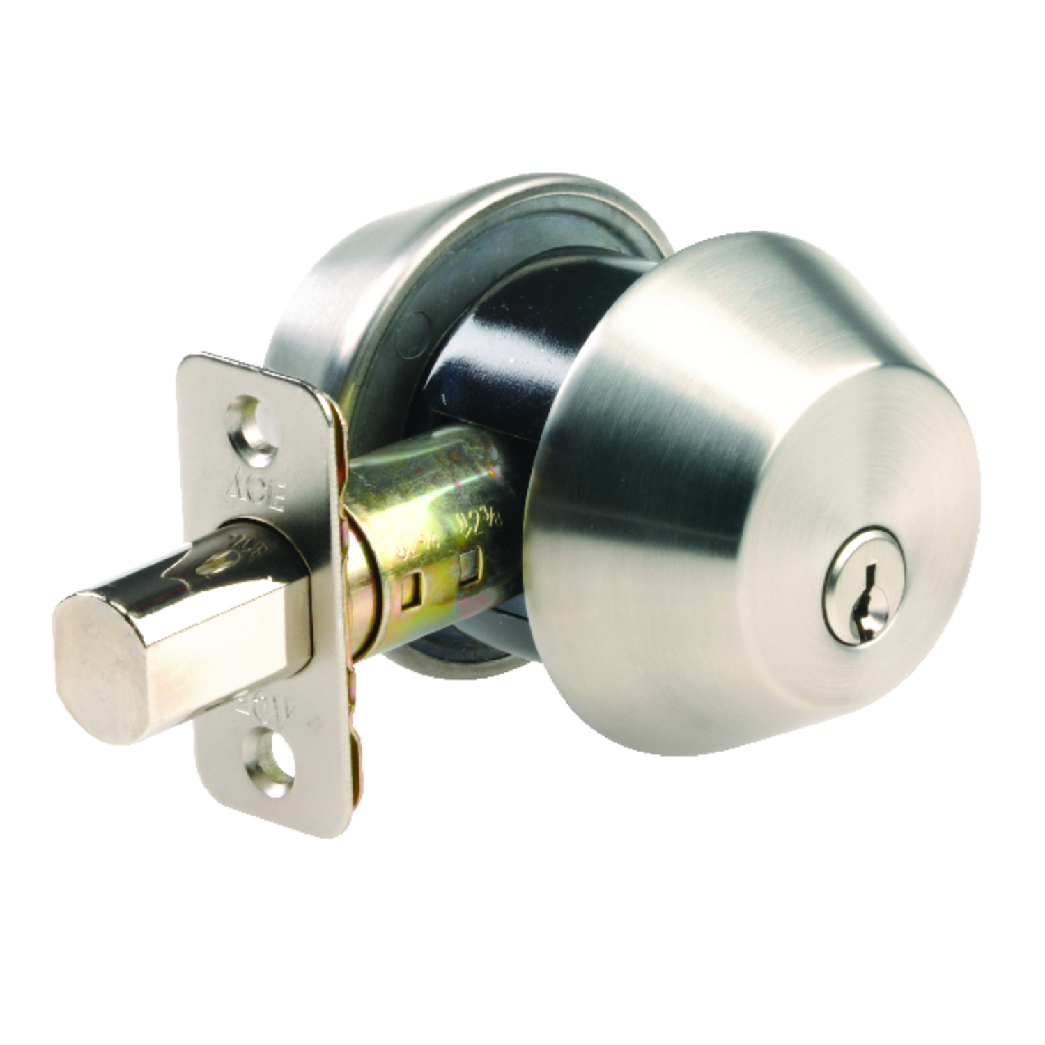 Ace Satin Nickel Stainless Steel Double Cylinder Deadbolt