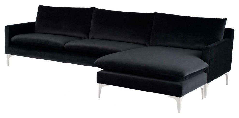 Nuevo Furniture Anders Sectional Sofa   Midcentury   Sectional Sofas   by Unlimited Furniture Group  Houzz