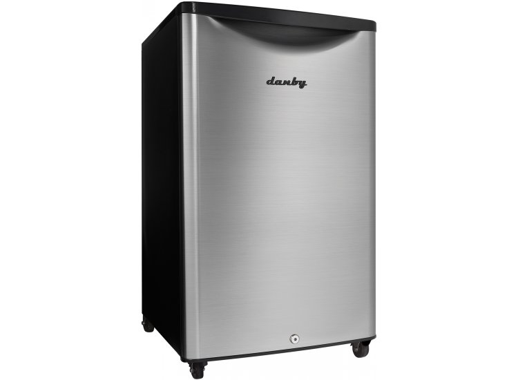 Danby Contemporary Classic 4.4 Cu. Ft. Spotless Steel Compact Refrigerator