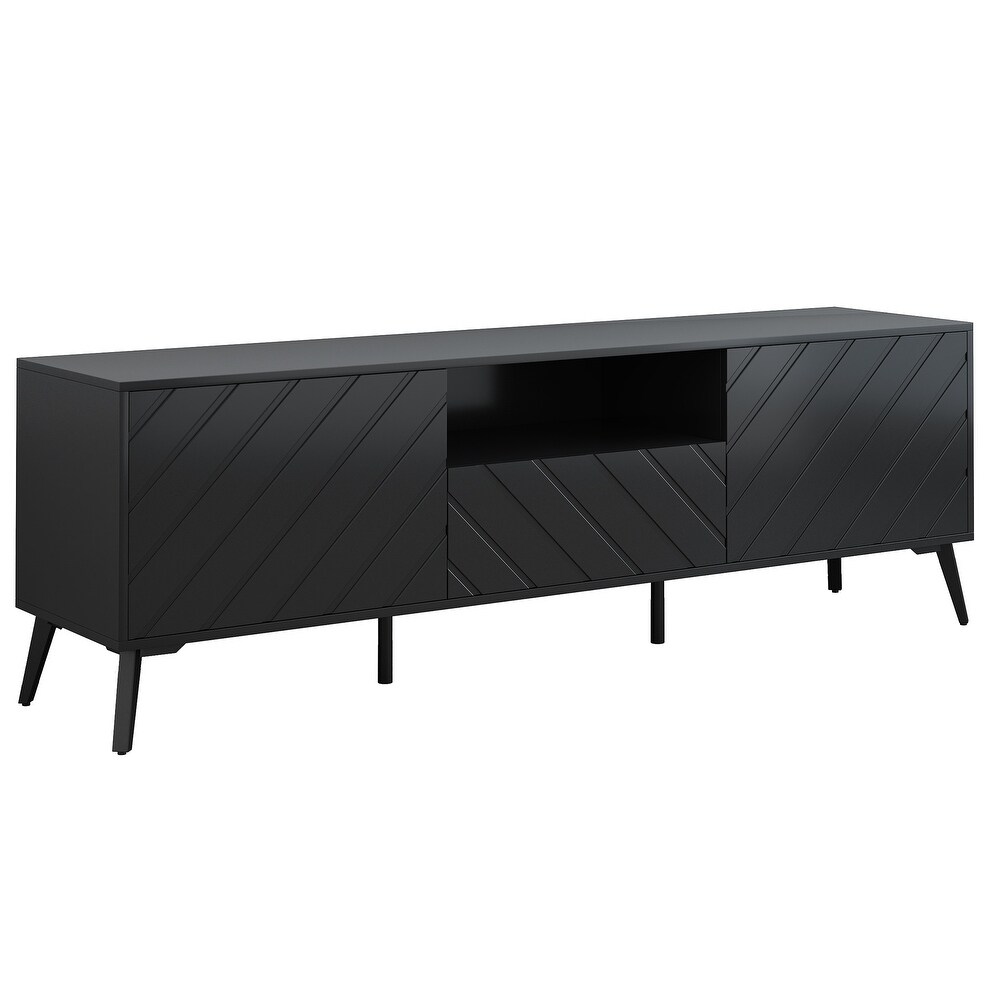 Modern TV Stand Living Room Media Cabinets for TV Up to 70\