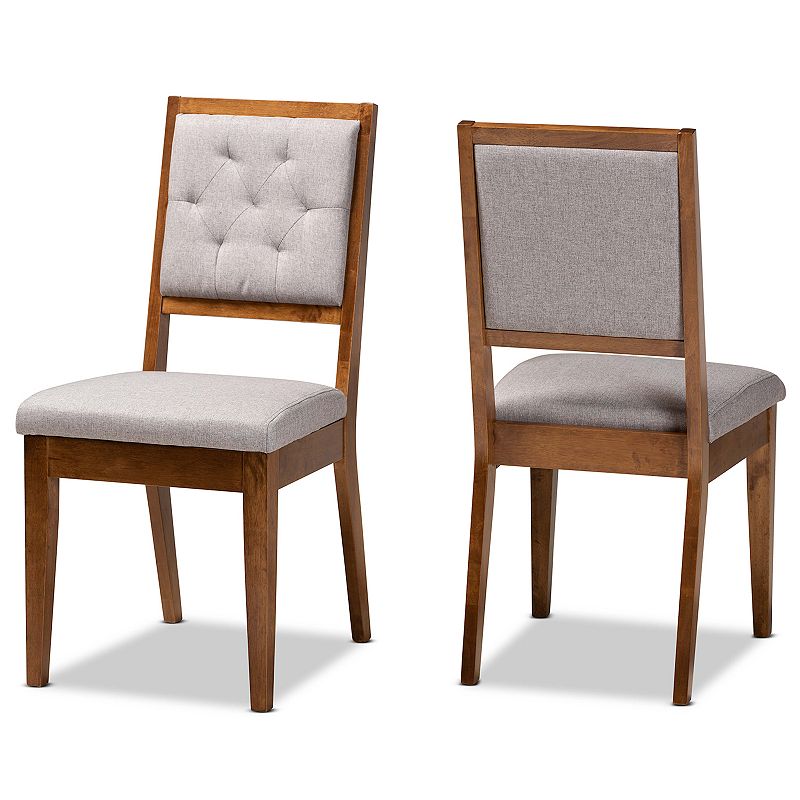 Baxton Studio Gideon Dining Chair 2-piece Set