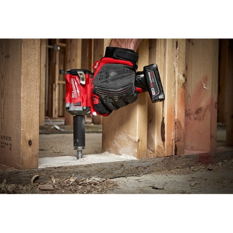 Milwaukee 2554-22 Stubby Impact Wrench Kit， Kit， 12 V Battery， 2， 4 Ah， 3/8 in Drive， 250 ft-lb， 2700 rpm Speed