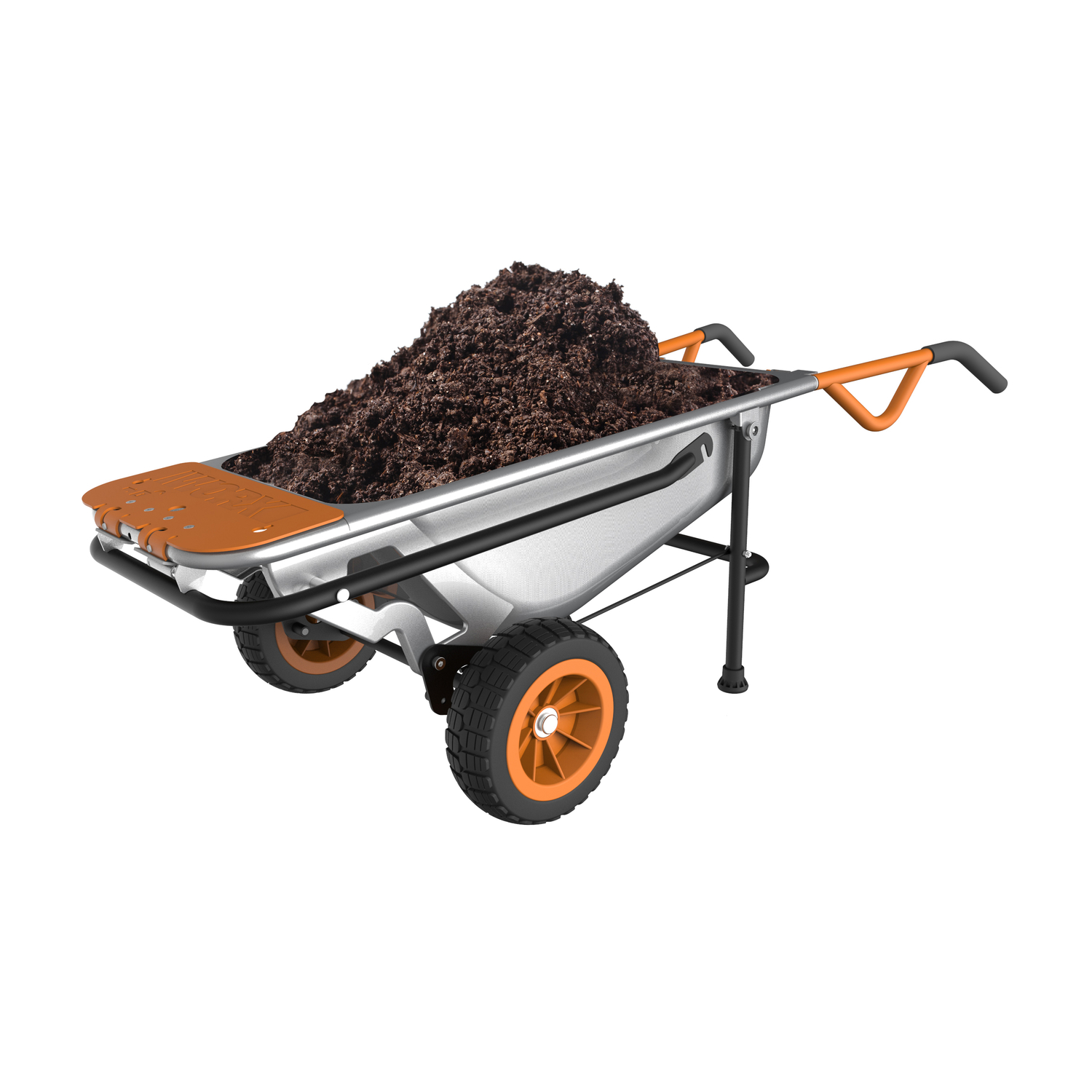 Worx Aerocart Steel Wheelbarrow