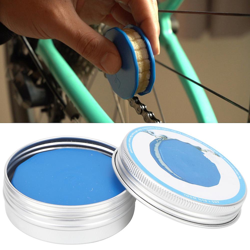 Bike Chain Maintainer Roller Type Refueling Tool Bicycle Maintenance Accessory Blue