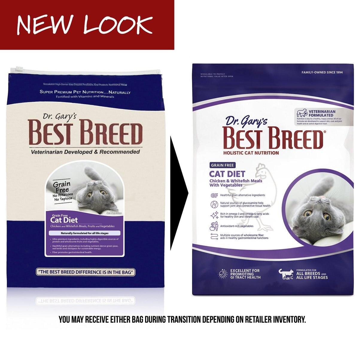 Dr. Gary's Best Breed Holistic Grain-Free All Life Stages Dry Cat Food