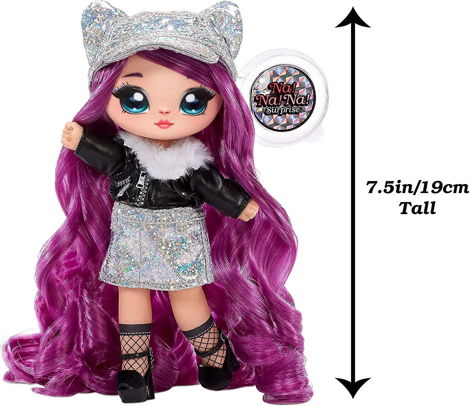 Na! Na! Na! Surprise 2in1 Pom Doll Glam Series 1 Chrissy Diamond Doll 19cm