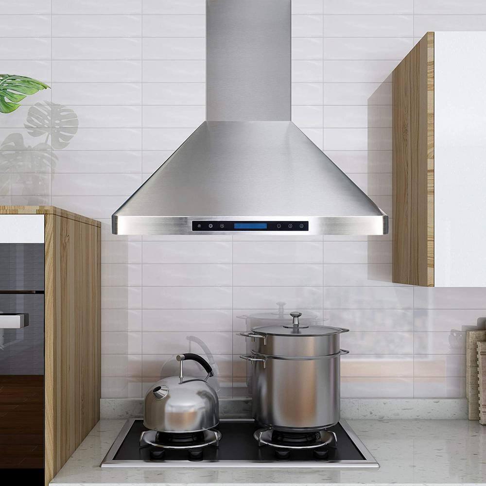 Home Beyond 30 in 600CFM Under the Cabinet Range Hood With Light in Stainless Steel