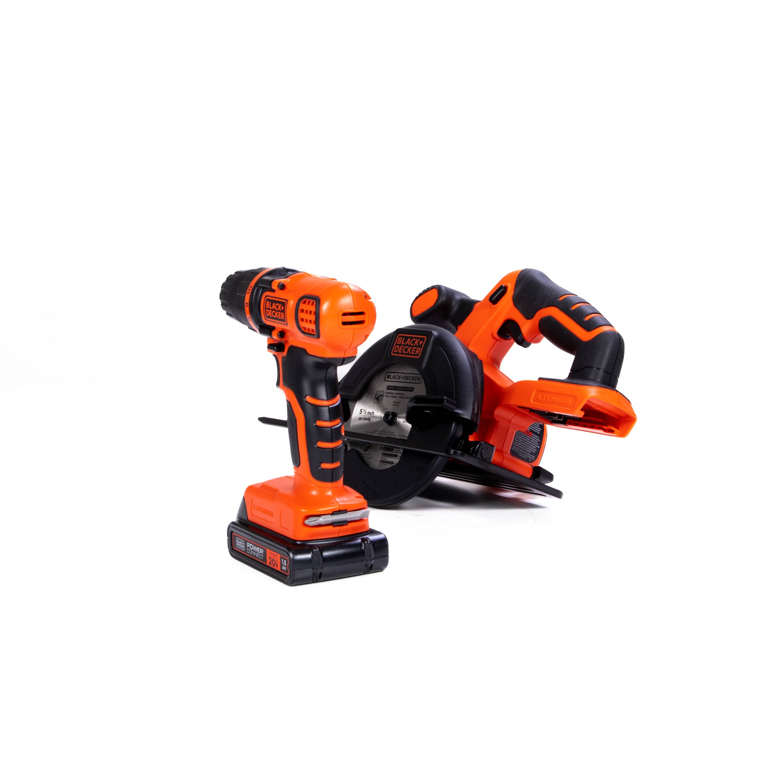 20V MAX* POWERCONNECT™ Cordless Drill/Driver + Circular Saw Combo Kit