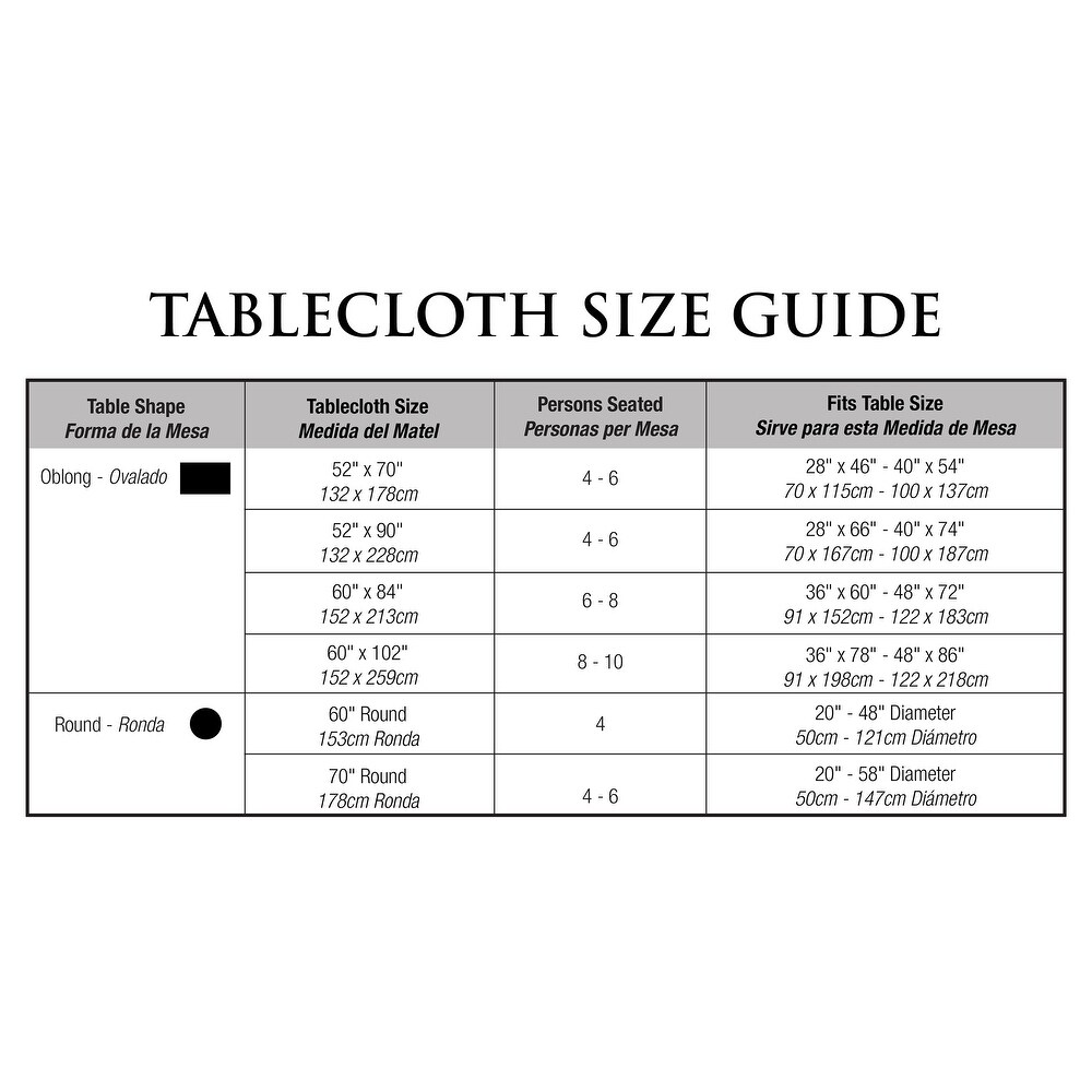 DII Summer Vinyl Tablecloth