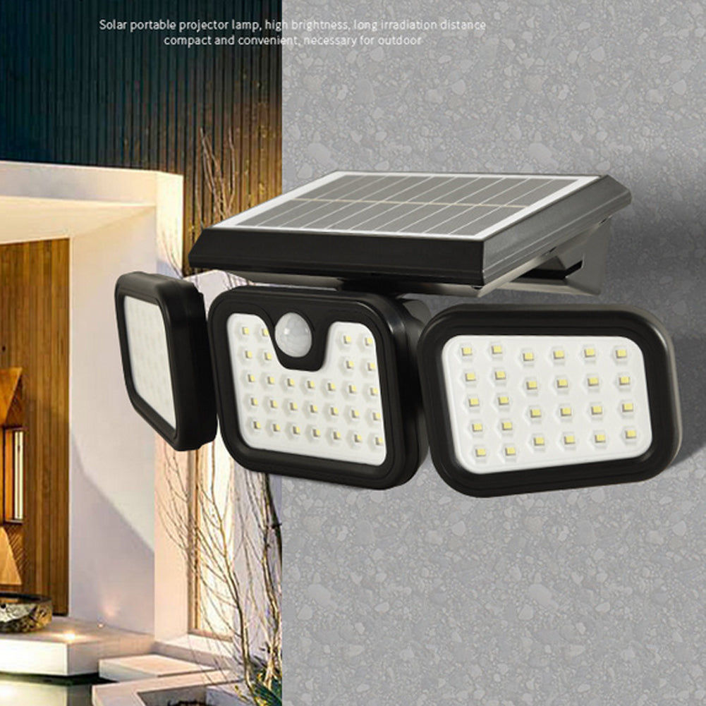 Aolyty Solar Wall Lights， Motion Sensor Flood Light 3 Modes 6000K for Porch Garden