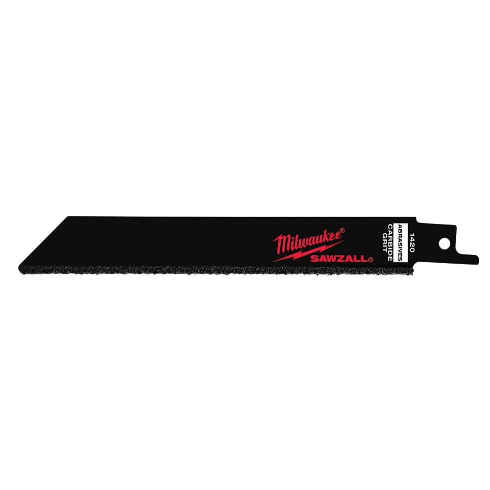 Milwaukee 6 in. Carbide Grit SAWZALL Blade 3PK 48-00-1420 from Milwaukee