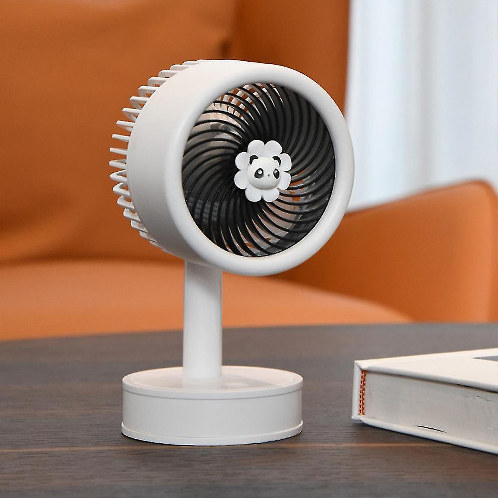 Usb Desk Fan Small And Quiet - Mini Cute Desk Fan， Swivel Portable Small Desk Fan