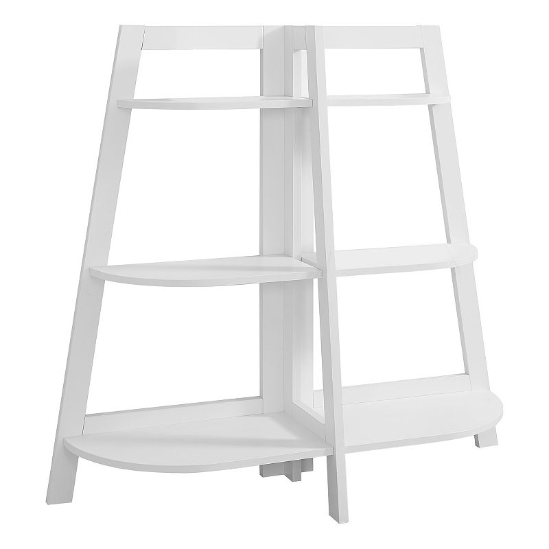 Monarch 6-Shelf Ladder Bookcase Floor Decor