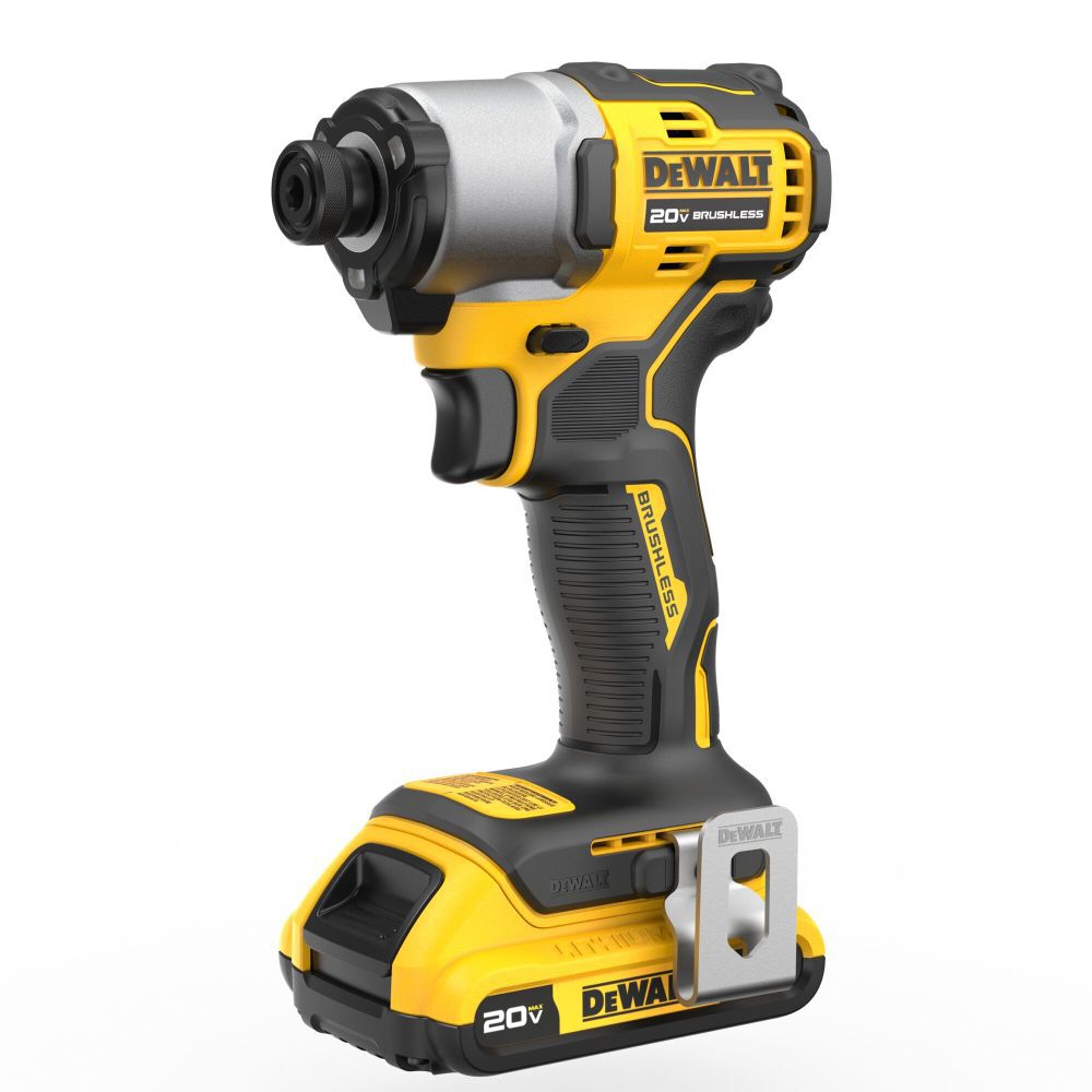 DEWALT 20V MAX Brushless Cordless 1/4 in Impact Driver Kit DCF840D1 from DEWALT