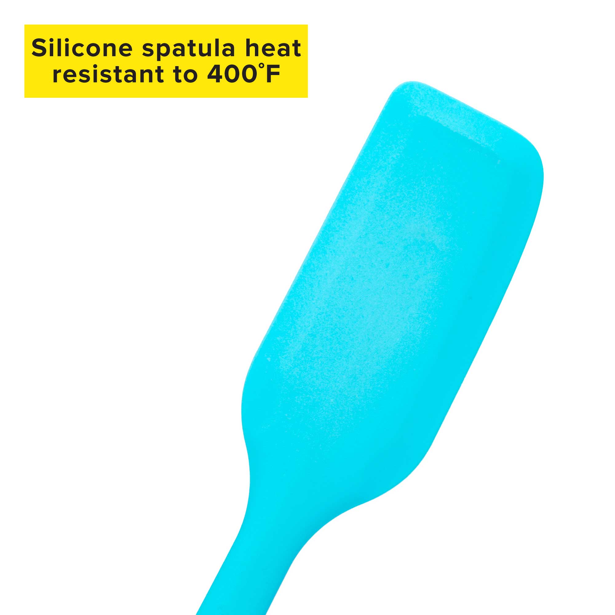 Tasty Silicone Mini Spatula and Whisk Baking Kitchen Gadgets Set, Tasty Blue, 2 Piece