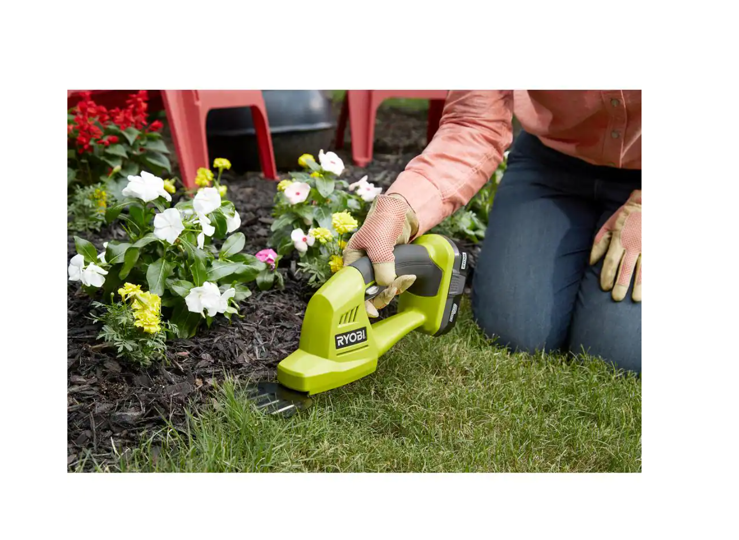 RYOBI P2906BTLVNM ONE+ 18V Cordless Battery Grass Shear Trimmer (Tool Only)