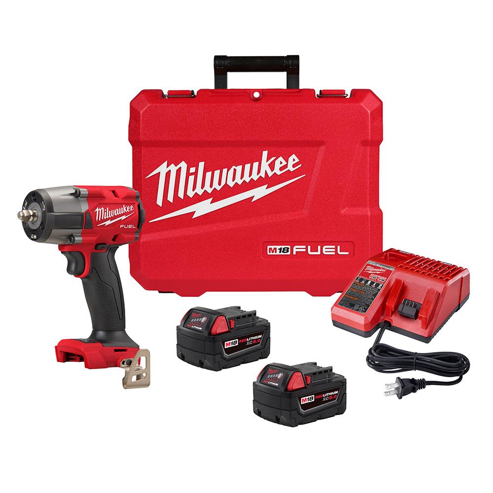 MW M18 FUEL 3/8 Mid-Torque Impact Wrench with Friction Ring Kit 2960-22 from MW