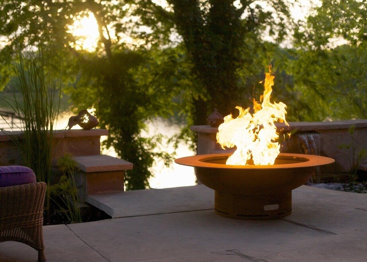 Fire Pit Art SATURNFPAMLS120LP