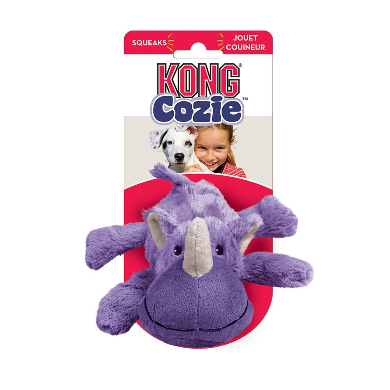 Kong Medium Cozie Rosie Rhino Dog Toy