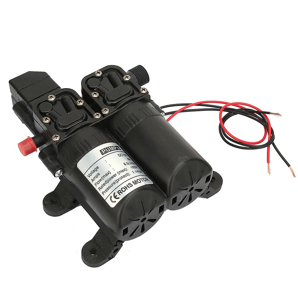 Double Suction Electric Self Priming Diaphragm Water Pump 12v 100w(black)