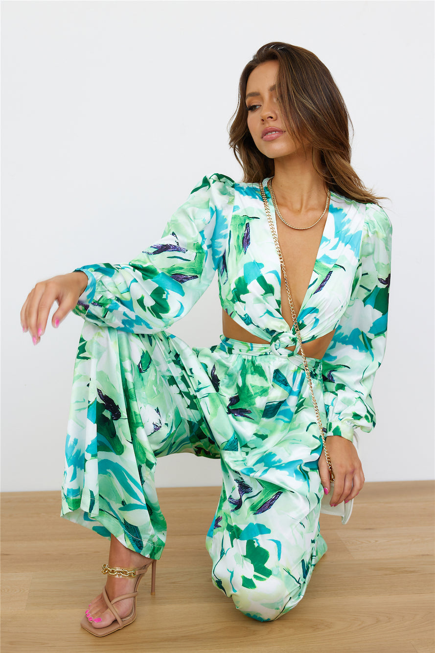 70s Edge Jumpsuit GREEN