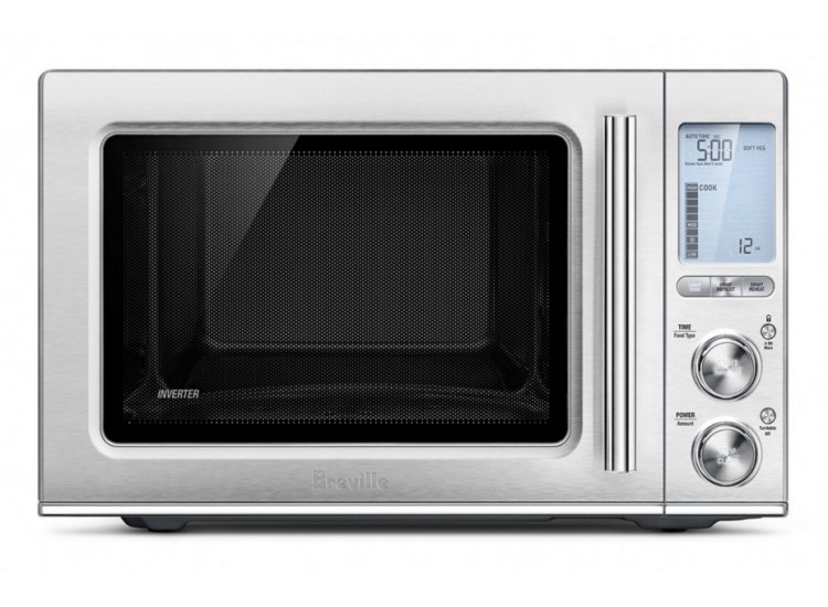 Breville The Smooth Wave 1.2 Cu. Ft. Brushed Stainless Steel Microwave