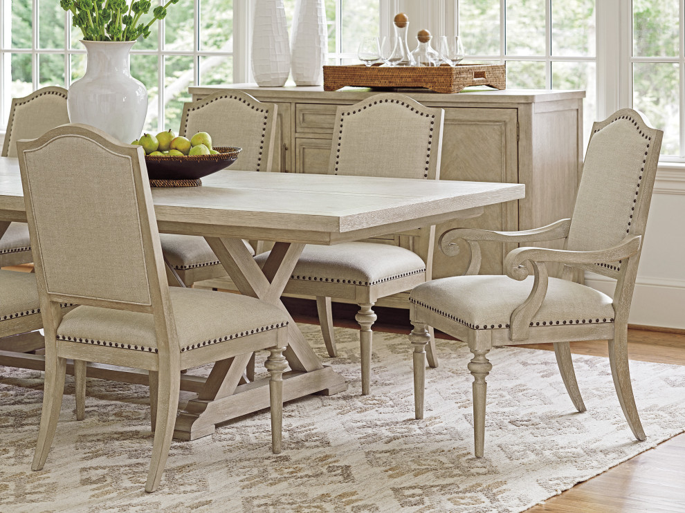 Aidan Upholstered Arm Chair   French Country   Armchairs And Accent Chairs   by HedgeApple  Houzz