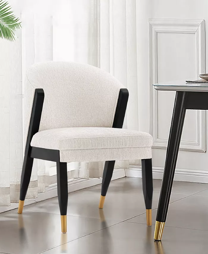 Manhattan Comfort Ola 21.46 Wide Boucle Upholstered Dining Chair