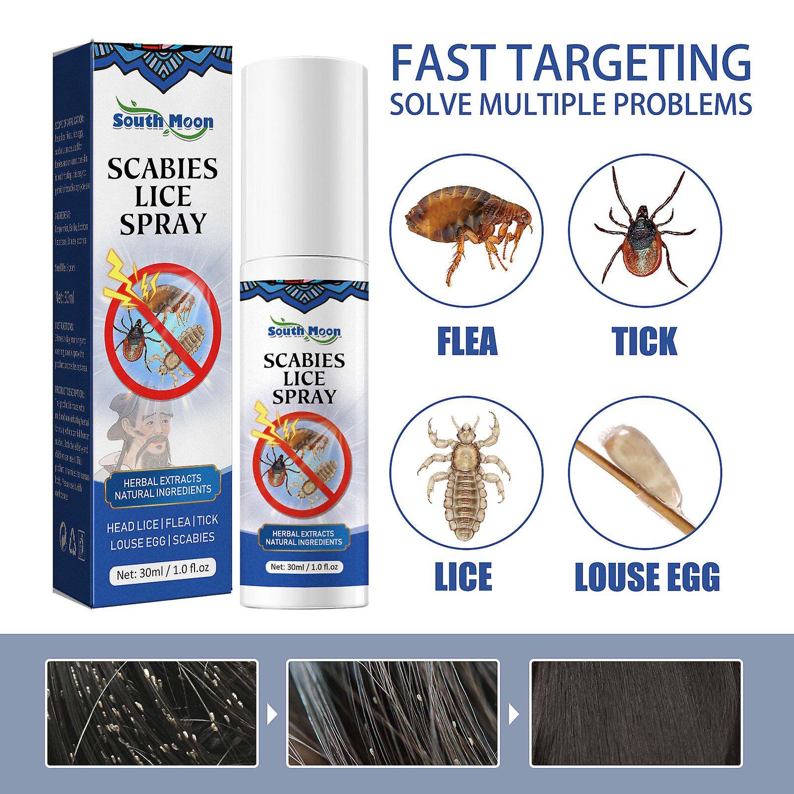 Head Lice Removal Spray Remove Lice Eggs Pubic Lice Sweep Hair And Remove Lice And Fleas