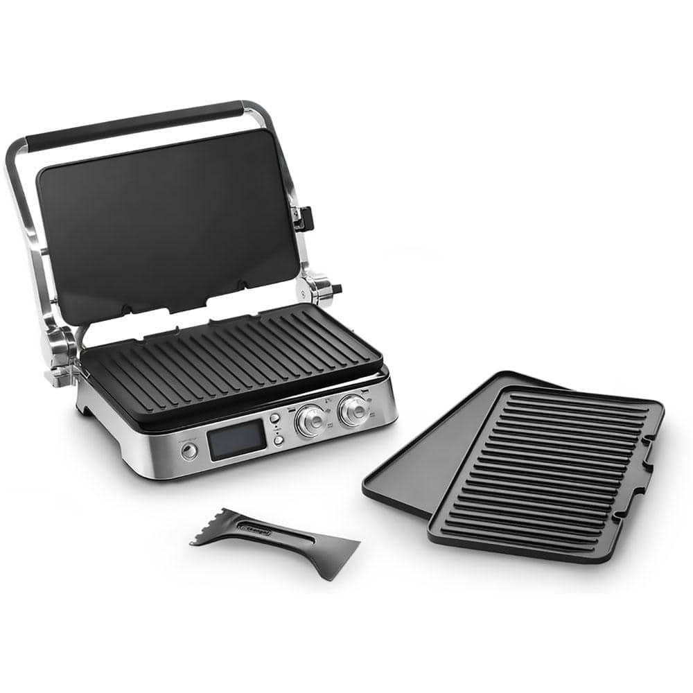 DeLonghi Livenza AllDay 130 sq in Stainless Steel NonStick Indoor Grill