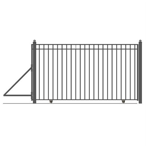 ALEKO DG25MADSSL AP Steel Sliding Driveway Gate   ...