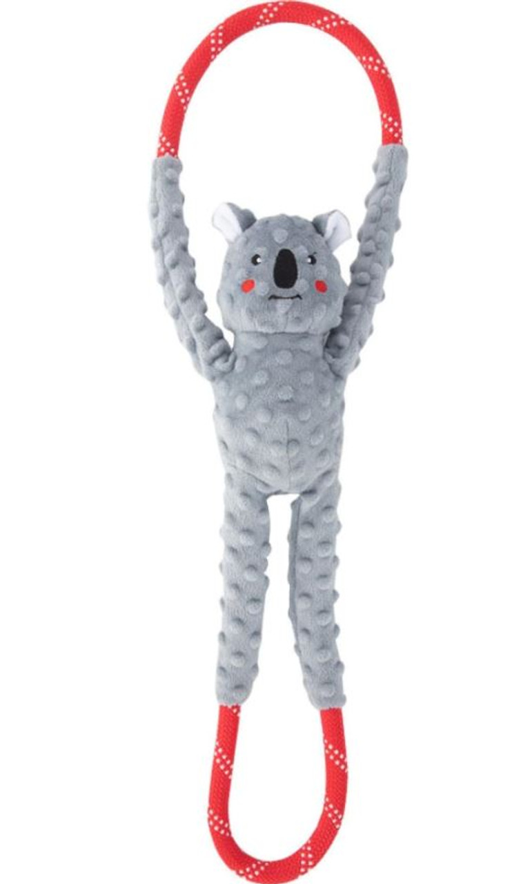 Zippy Paws RopeTugz Koala Dog Toy