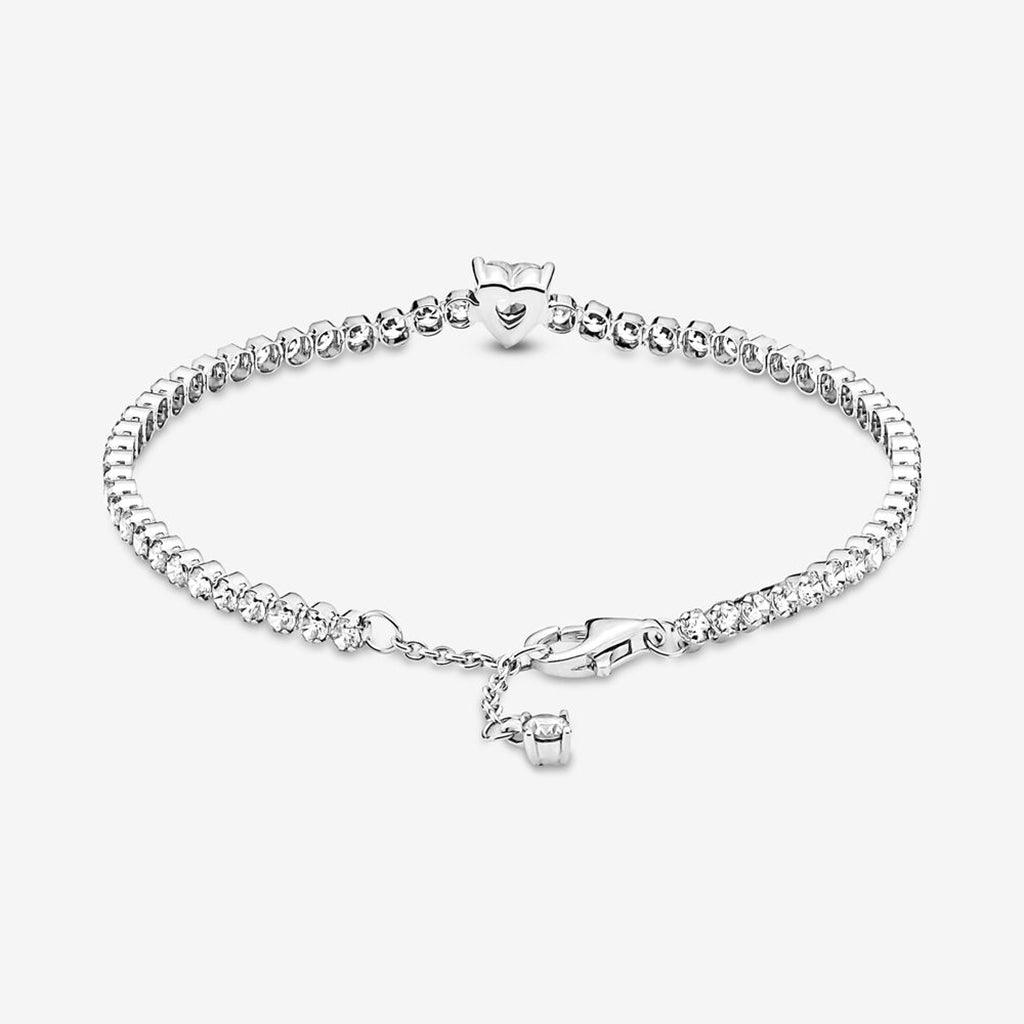 PANDORA  Sparkling Heart Tennis Bracelet