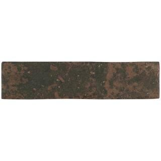 MSI Capella Red 2.25 in. x 10 in. Matte Porcelain Stone Look Floor and Wall Tile (5.15 sq. ft.Case) NCAPREDBRI2X10