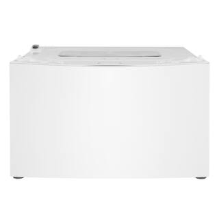 LG SIGNATURE 0.7 cu. ft. 24 in. SideKick Laundry Pedestal Washer with Dispensers in White UWD1CW