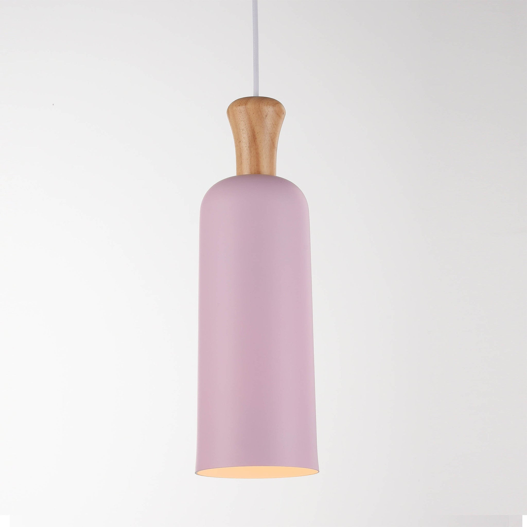 Aluminum & Wood Pendant Lamp F4634/1P