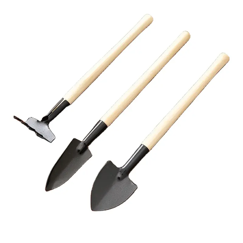 Three piece Shovel Rake Planting Tools Combination Home Gardening Tool Set Balcony Home grown Mini Digging Sets Garden Shovel