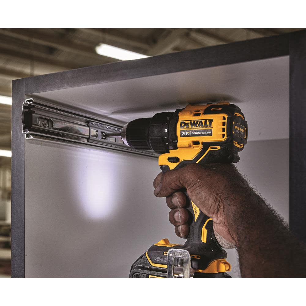 DEWALT 8 1/4" Table Saw with 20V MAX 1/2" Drill Driver Kit Bundle DWE7485DCD708C2 from DEWALT