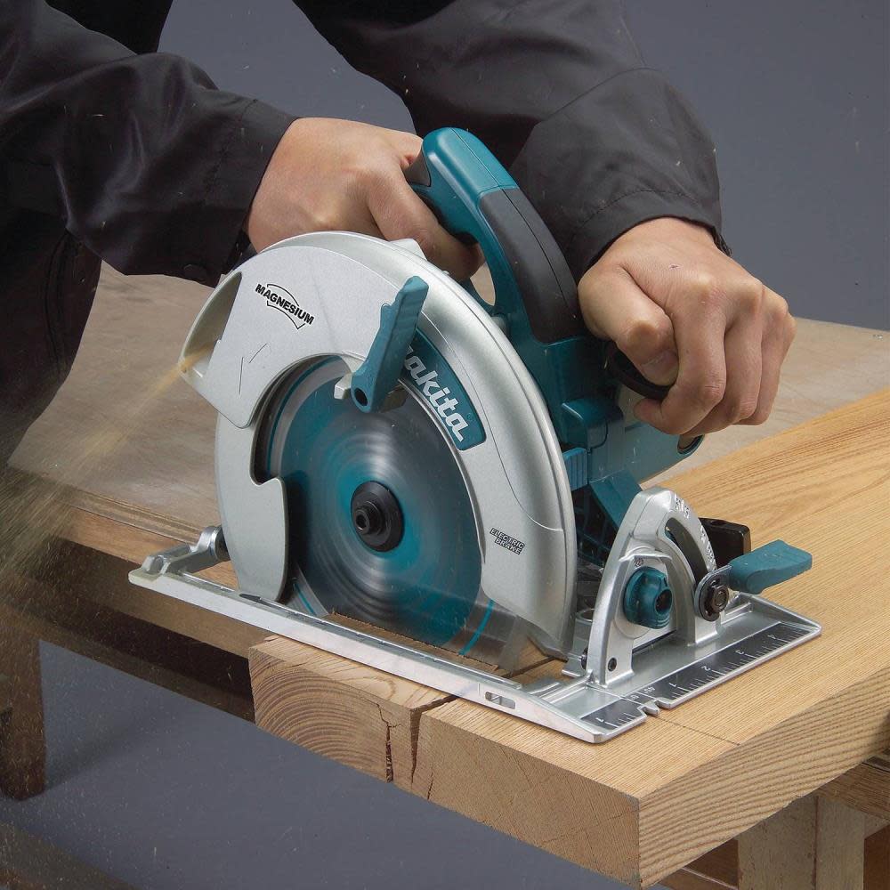 8-1/4 In. Magnesium Circular Saw with L.E.D. Lights and Electric Brake ;