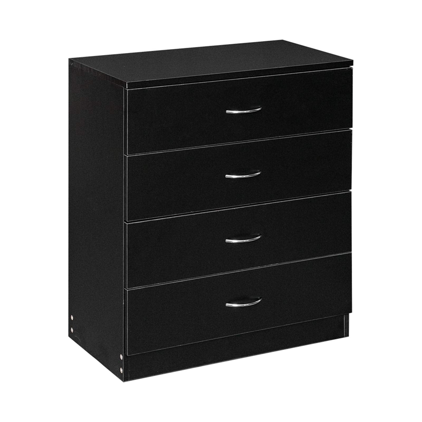 Dresser for Bedroom， 4 Drawer Chest of Drawers Wooden Clothing Organizer with Handles Modern Storage Cabinet - as picture - - 37668749