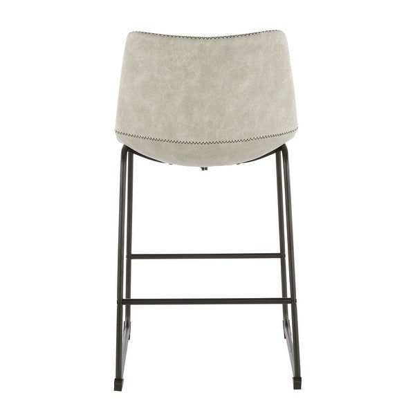 Carbon Loft Richard Industrial Counter Stool (Set of 2)