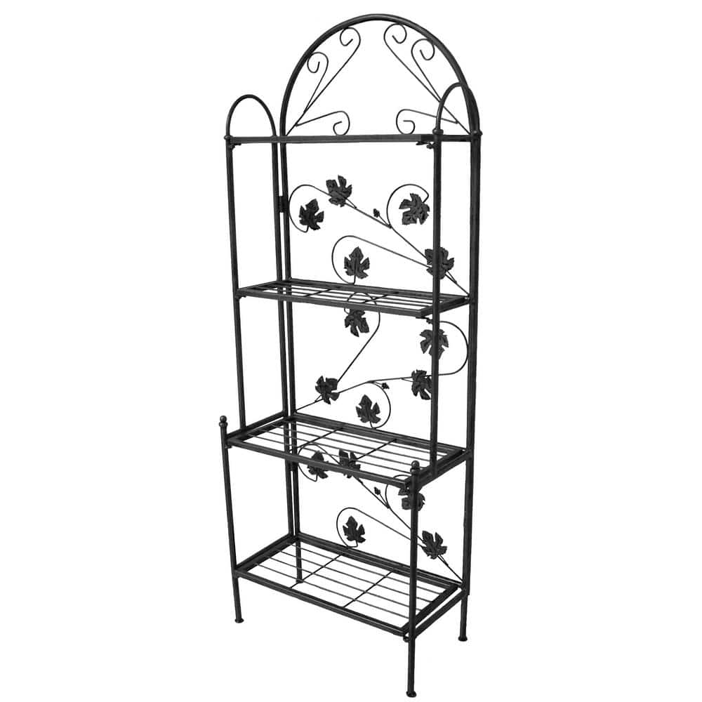 Oakland Living Bakers Rack Iron Sun Valley HD-5306-BK