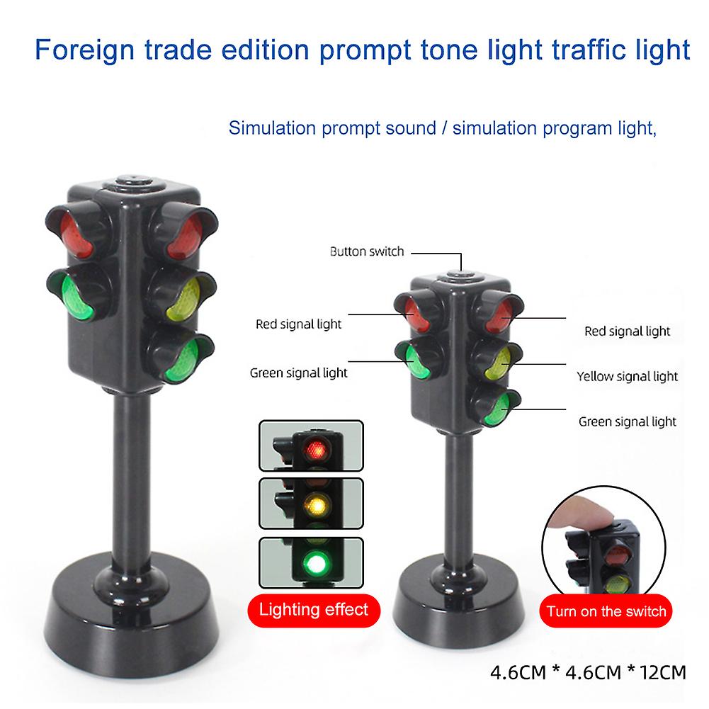 Traffic Light Toy Lamp With Stand Early Learning Toy For Children Toddlers